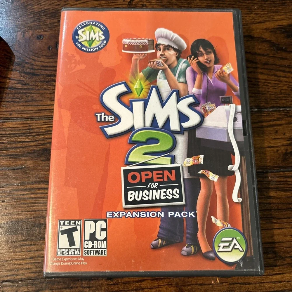 The Sims 2 Expansion Pack Lot University & Open For Business PC Game 2006